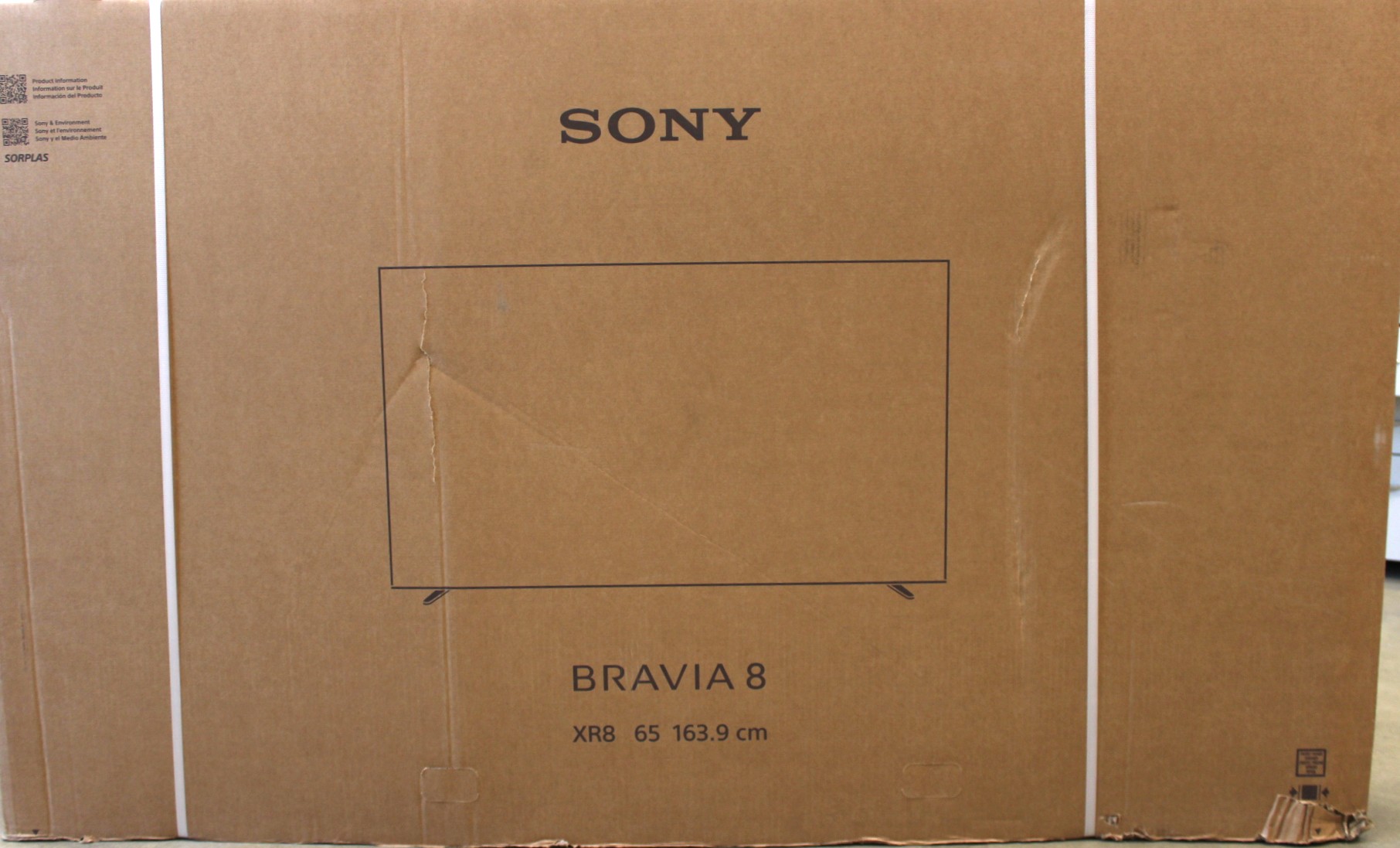 SALE OUT. Sony K65XR80P Bravia 8 65" (164cm) 4K Ultra HD Smart Google OLED TV - Sony K65XR80PAEP - 65 - Smart TV - Google TV - 4K UHD - Black - DAMAGED PACKAGING
