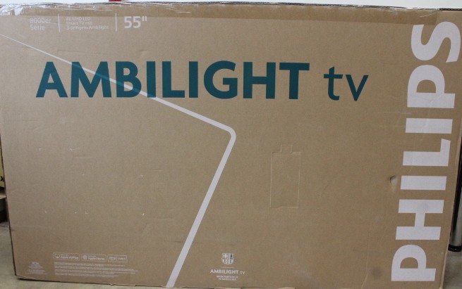 SALE OUT. Philips 55PUS8010/12 55" (139cm) LED 4K Ambilight TV - Philips 55PUS8010/12 - 55 - Smart TV - TITAN OS - UHD - Black - DAMAGED PACKAGING