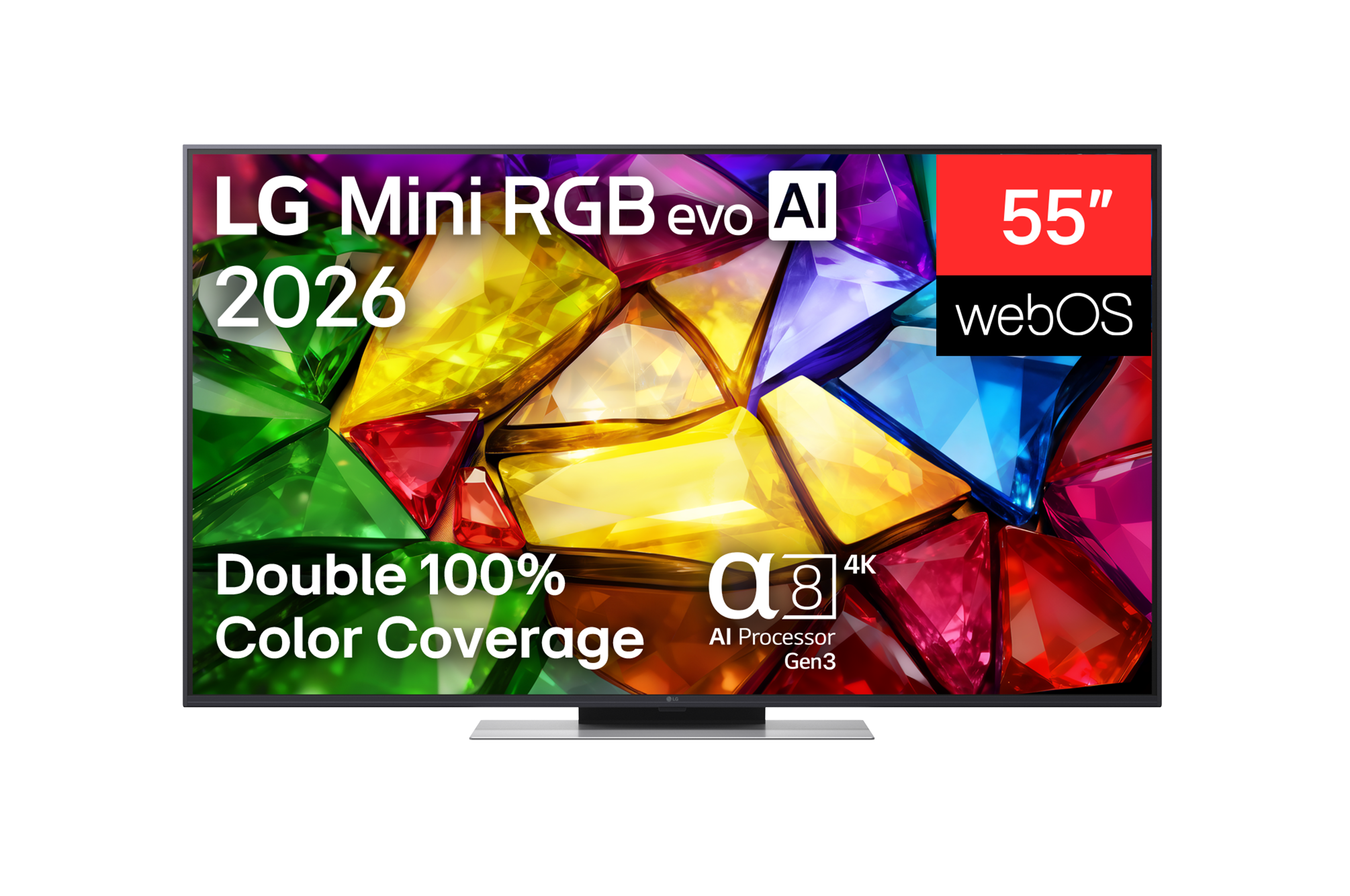 LG 55MRGB87B3B 55" (139 cm) 4K Mini RGB evo Smart TV - LG