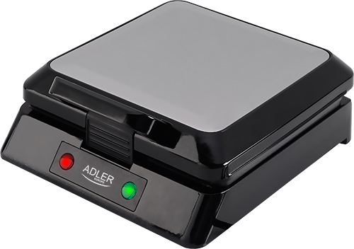 Adler - Waffle maker - AD 3036 - 1500 W - Number of pastry 4 - Belgium - Black
