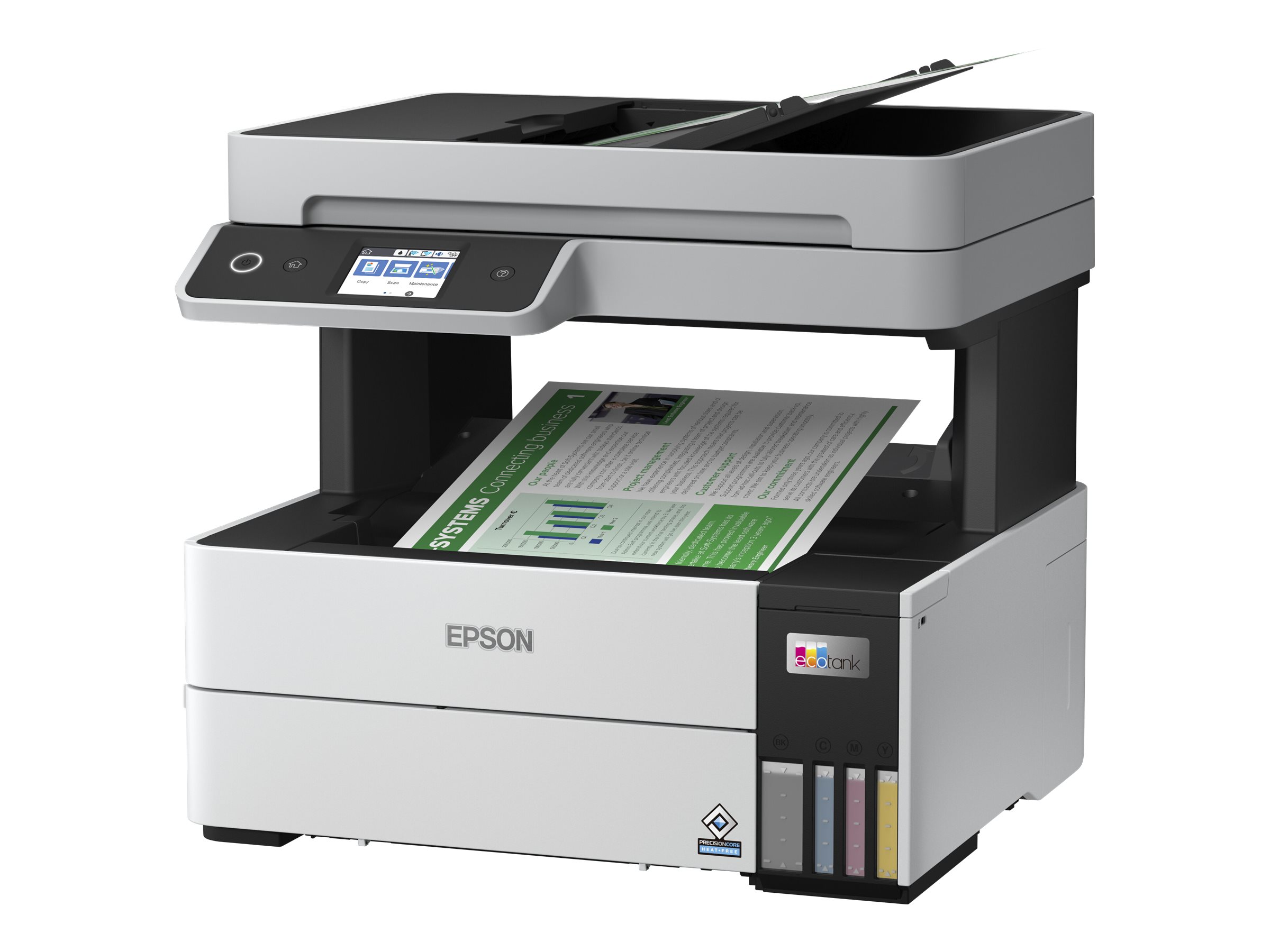 Epson - Multifunctional printer - EcoTank L6460 - Inkjet - Colour - 3-in-1 - Wi-Fi - Black and white