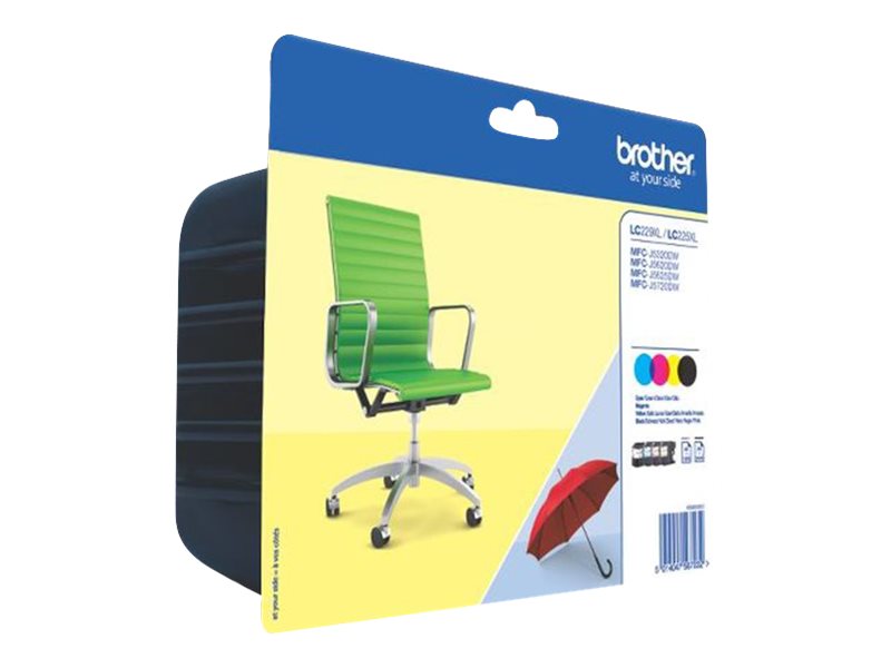 Brother LC229XLVALBP - Ink Cartridge - Black, Cyan, Magenta, Yellow
