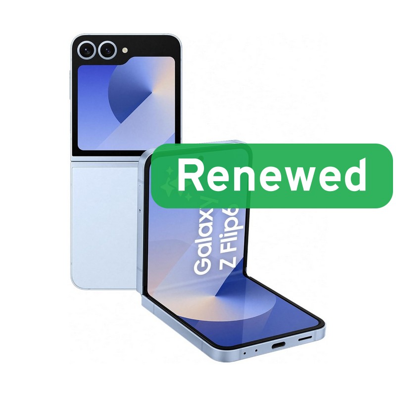 Samsung Renewed Grade A - Samsung Galaxy Z Flip 6 - Blue - 6.7 " - Foldable AMOLED - 256 GB - 5G - Android