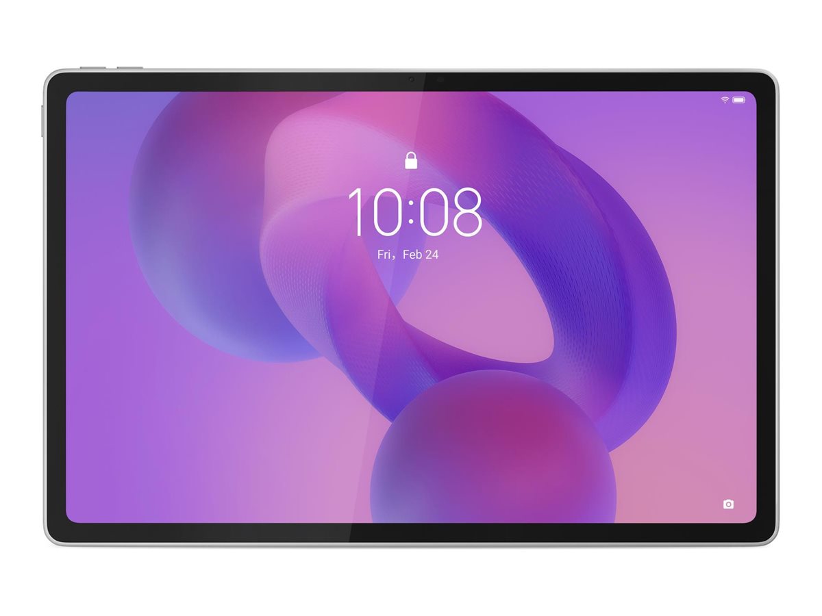 Lenovo - Idea Tab Plus (w/o power adapter) - ZAG70938SE - 12.1 " - Cloud Grey - IPS - 2560 x 1600 pixels - MediaTek - Dimensity 6400 - 8 GB - Soldered LPDDR4x - 128 GB - Wi-Fi - Front camera - 8 MP - Rear camera - 13 MP - Bluetooth - 5.2 - Android - 15 or