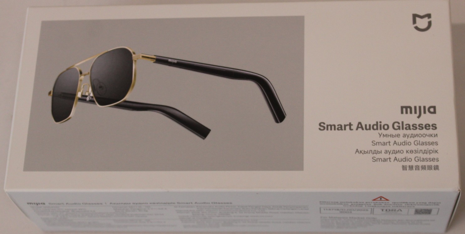 SALE OUT. Xiaomi Mijia Smart Audio Glasses, Aviator - SALE OUT. Smart Audio Glasses - Mijia Pilot-Style - Bluetooth - Open-Ear - Microphone - Gold - Noise canceling - UNPACKED - Warranty 23 month(s) - Wireless