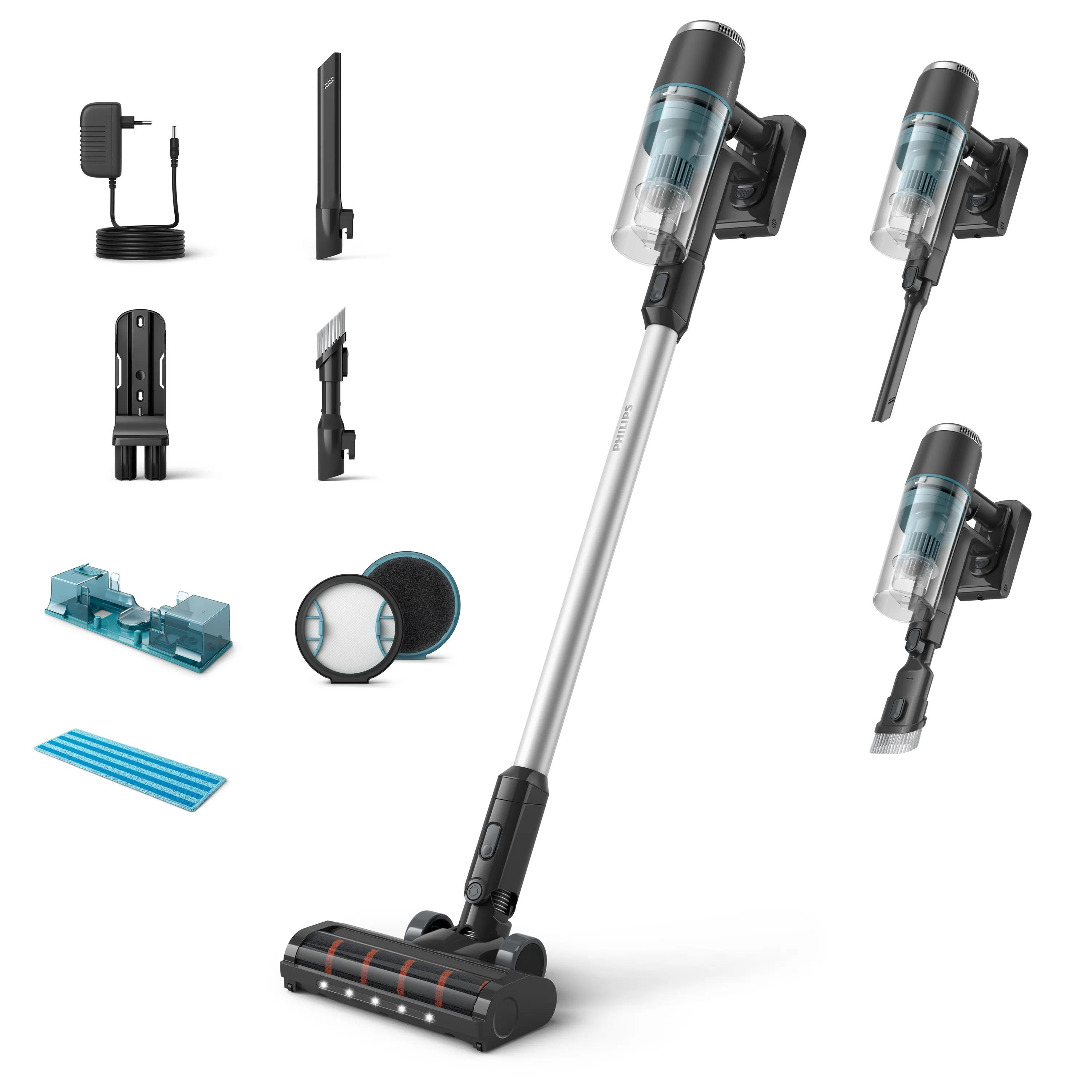 Philips - Vacuum cleaner - XC3133/01 - Cordless operating - 25.2 V - Aqua Mist - Warranty 24 month(s)