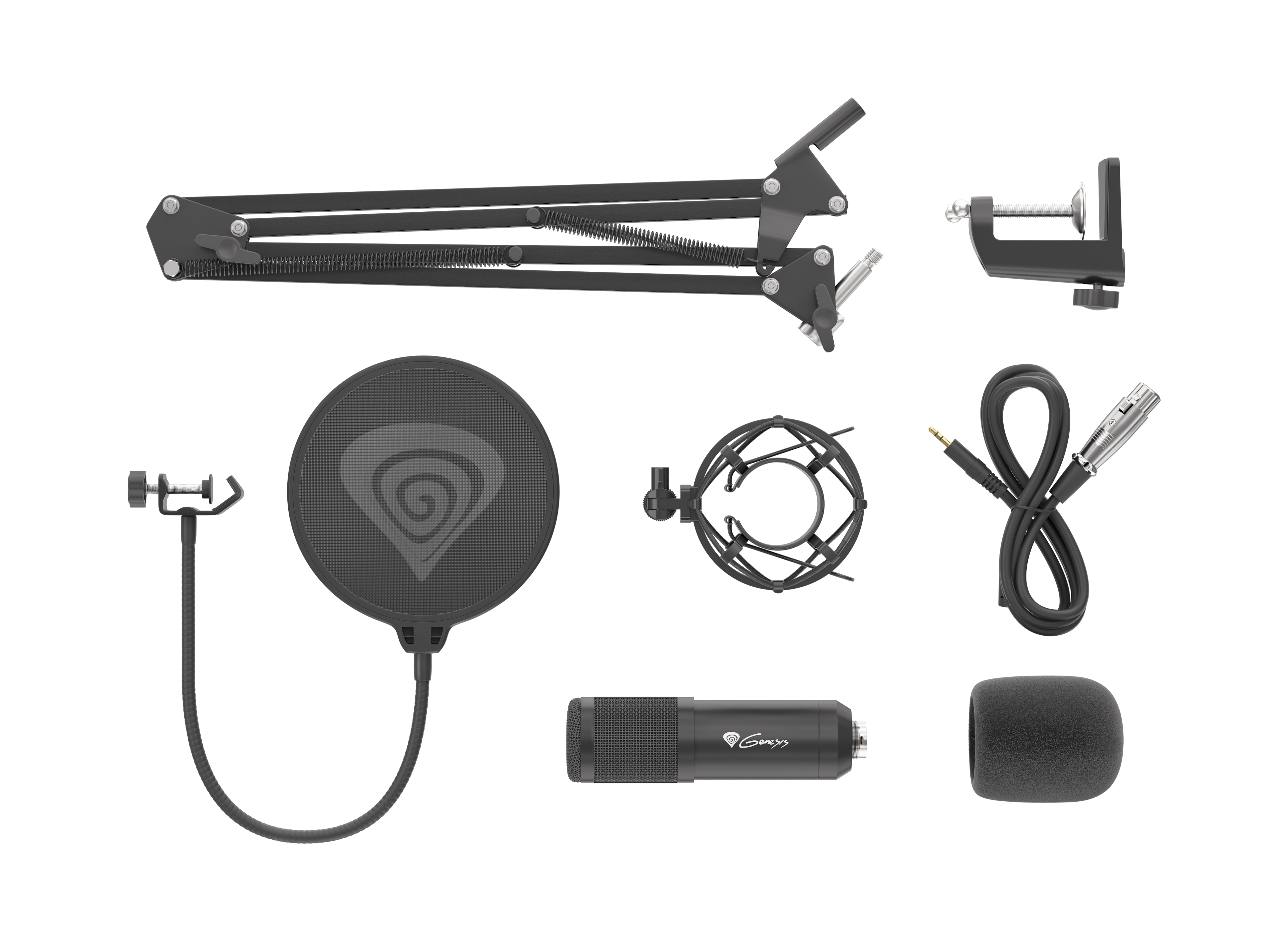 Genesis - Gaming Microphone - Radium 300 - Black - Wired
