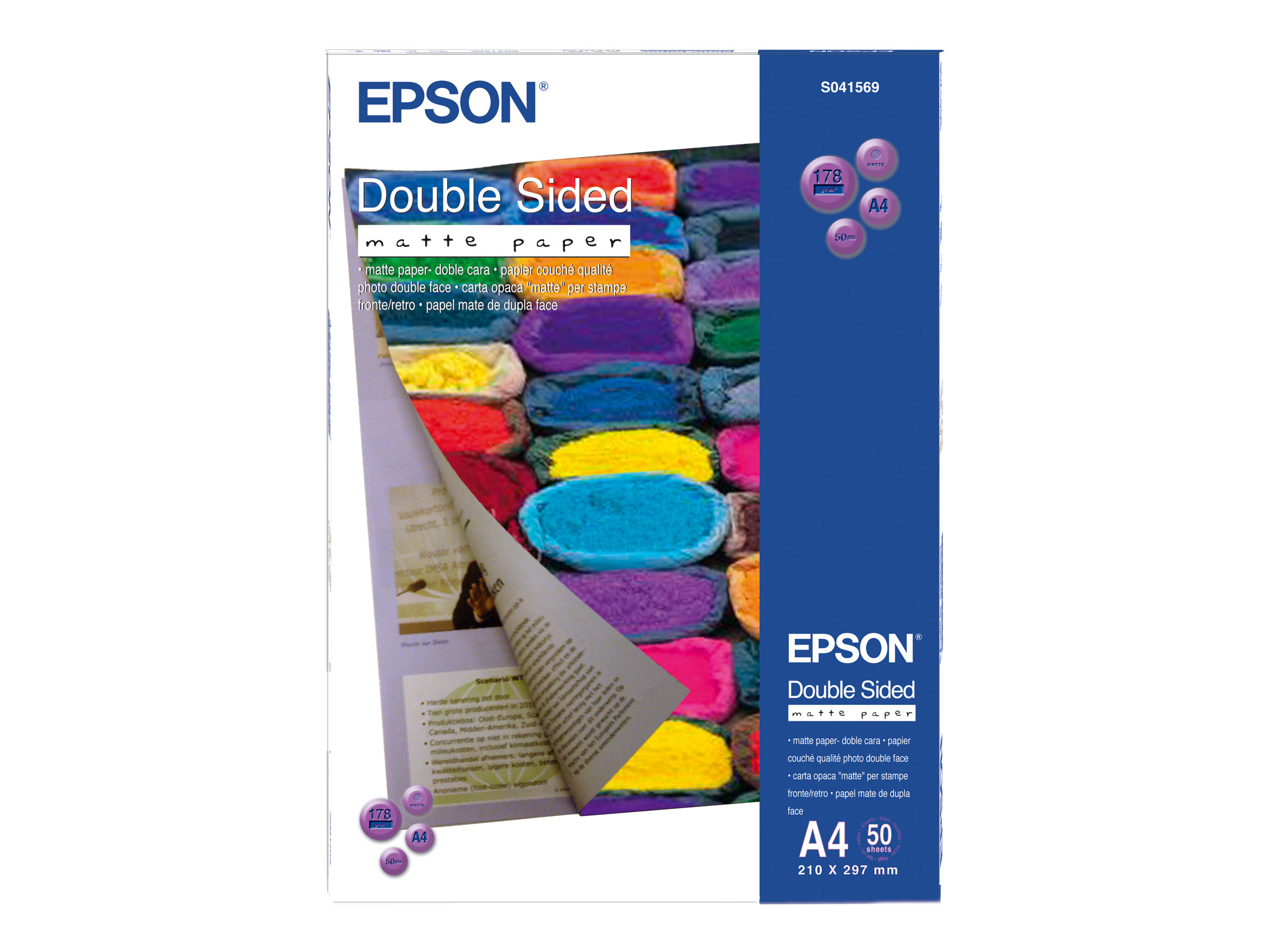 Double Sided Matte Paper - A4 - 50 Sheets - A4