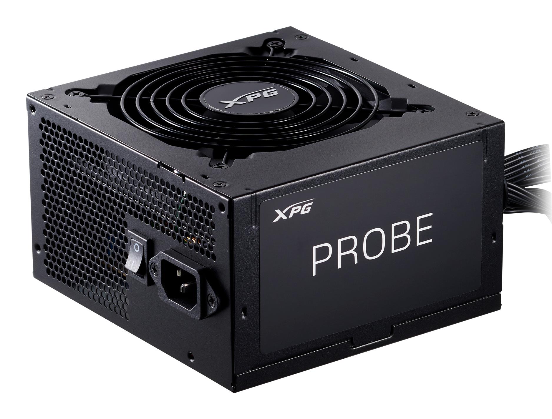 Power Supply|ADATA|PROBE BRONZE Power Supply|600 Watts|Efficiency 80 PLUS BRONZE|PFC Active|MTBF 100000 hours|PROBE600B-BKCEU