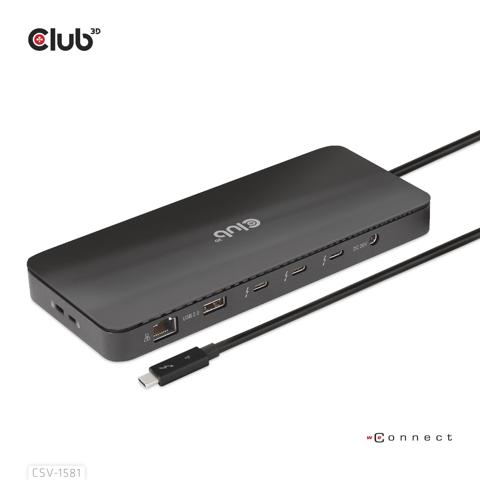 NB ACC DOCKING STATION 11IN1/THUNDERBOLT CSV-1581 CLUB3D