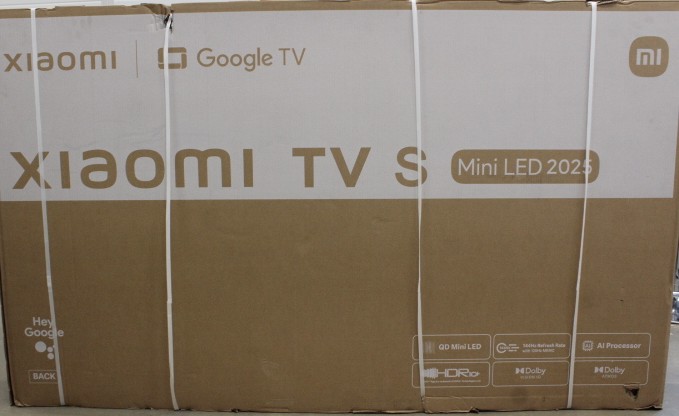 SALE OUT. Xiaomi TV S Mini 2025 75" (3840 x 2160) - Xiaomi TV - S Mini LED 2025 - 75 - Smart TV - Google TV - UHD - Black - DAMAGED PACKAGING - 32 GB