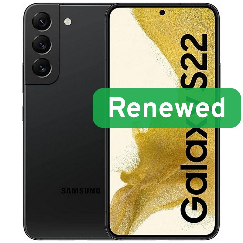 Samsung Renewed Grade C - Samsung Galaxy S22 - Phantom Black - 6.1 " - 256 GB - 5G - Android