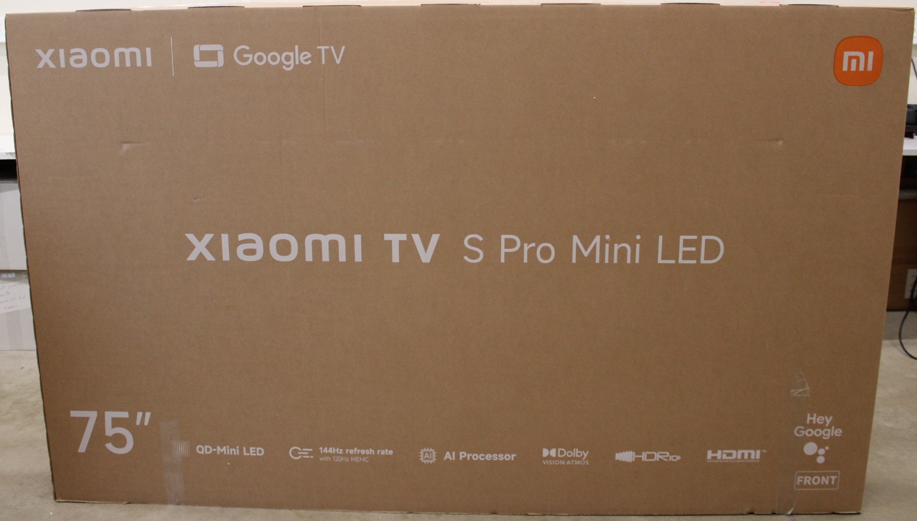 SALE OUT. Xiaomi TV S Pro Mini LED 75 2026 4K UHD (3840 x 2160) - Xiaomi TV S Pro Mini LED 75 2026 - 75" - Smart TV - Google TV - 4K UHD (2160p) - Dark Grey - DEMO