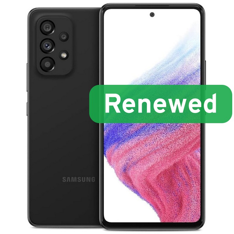 Samsung Renewed Grade B - Galaxy A53 5G - Awesome Black - 6.5 " - 128 GB - 5G