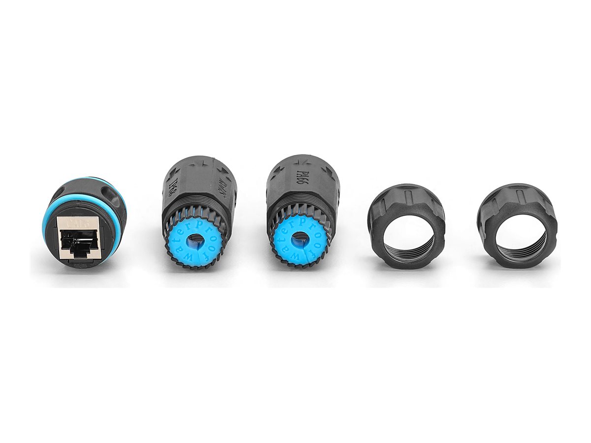 Digitus - CAT 6A Outdoor Connection, protection class IP68, RJ45 to RJ45 connection - DN-93905-OD