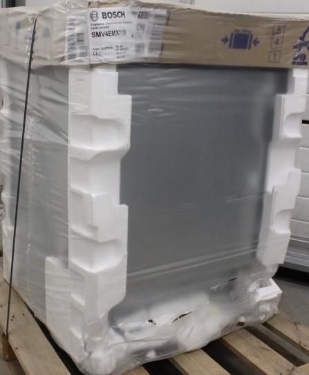 SALE OUT. - SALE OUT. Dishwasher - SMV4EMX71S - Built-in - Width 60 cm - Number of place settings 14 - Number of programs 6 - Energy efficiency class B - Display - AquaStop function - White - DAMAGED PACKAGING
