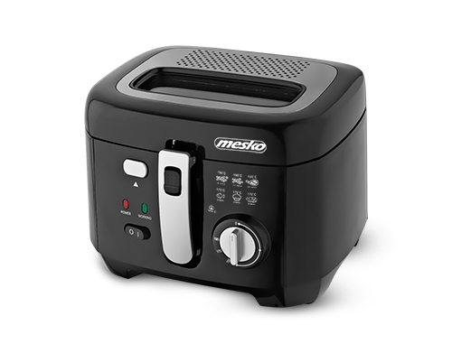 Mesko - Deep fryer - MS 4908 - Power 1800 W - Capacity 2.5 L - Black
