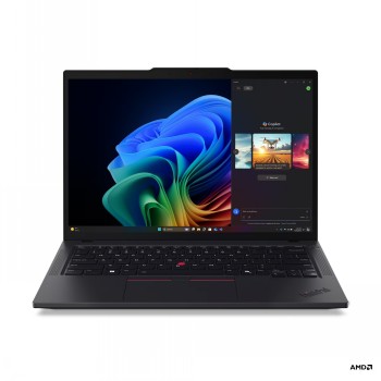Lenovo ThinkPad T14 G6 AMD - Black - 14 " - IPS - WUXGA - 1920 x 1200 pixels - Anti-glare - AMD Ryzen AI 7 PRO - 350 - 32 GB - SO-DIMM DDR5 - Solid-state drive capacity 1000 GB - AMD Radeon 860M Graphics - Windows 11 Pro - 802.11be - Bluetooth version 5.4