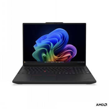 Lenovo ThinkPad T16 G5 AMD - Black - 16 " - IPS - WUXGA - 1920 x 1200 pixels - Anti-glare - AMD Ryzen AI 5 PRO - 440 - 16 GB - SODIMM DDR5 - Solid-state drive capacity 512 GB - AMD Radeon 840M Graphics - Windows 11 Pro - 802.11be - Bluetooth version 5.4 |