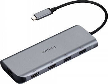 Targus Dual Video Mobile Dock with 140W EPR Pass-Thru - DOCK427GL - HDMI ports quantity 2