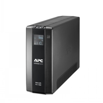 Schneider Electric APC Back-UPS Pro, tower, 230V, 8x IEC C13 outlets, AVR, LCD, user-replaceable battery - BR1300MI - 1300 VA - 780 W - 230 V