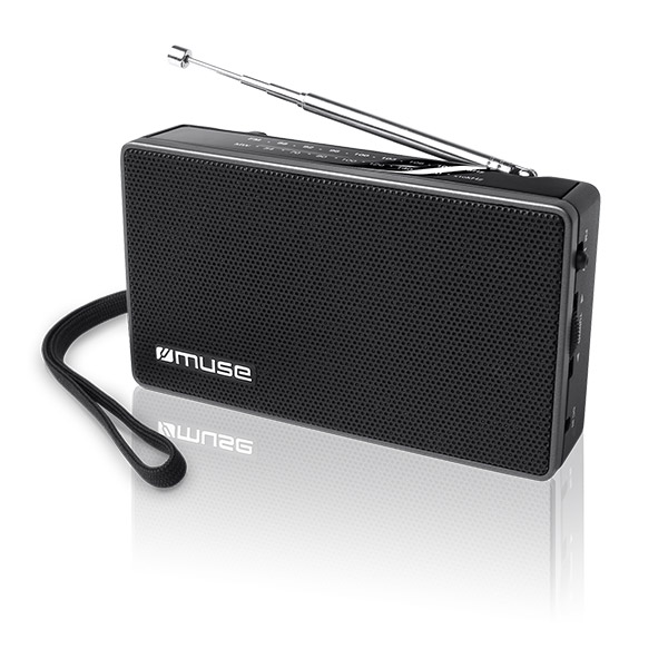 Muse - M-030R - 2-band portable radio - Black