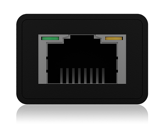 Raidsonic - 4 Port Hub with USB 3.0 Type-A, Type-C, Gigabit LAN - Icy Box IB-HUB1419-LAN