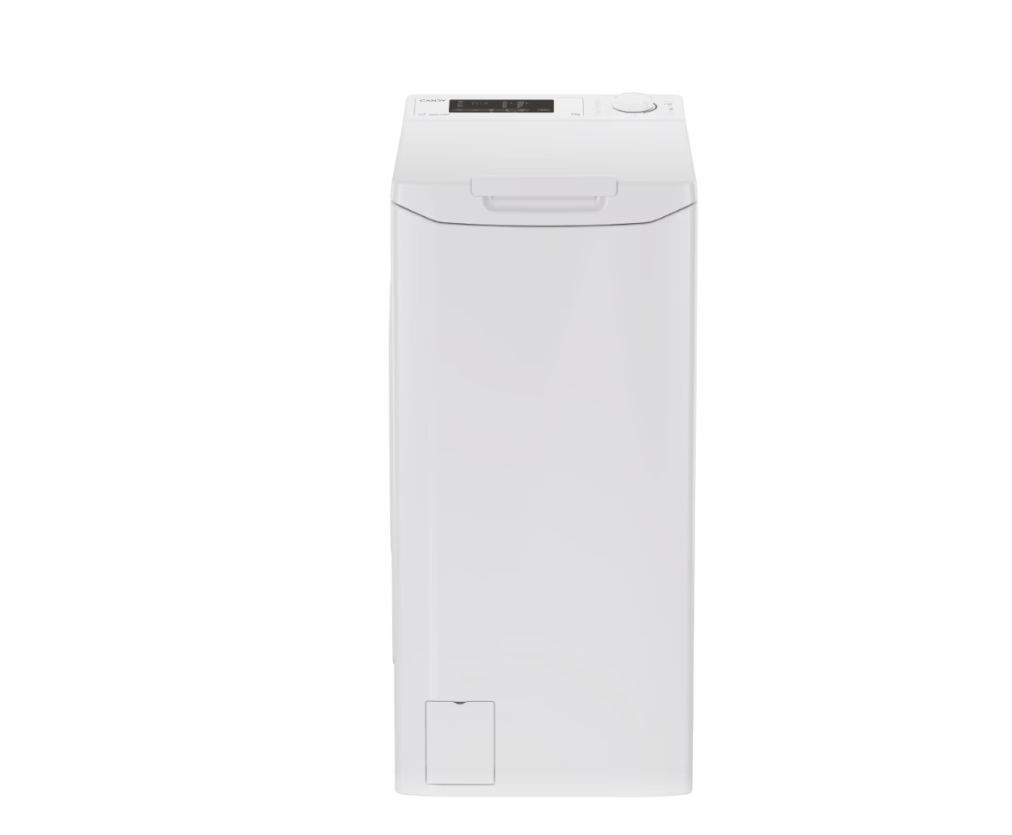 Candy - Washing Machine - TCA273D3-S - Energy efficiency class C - Top loading - Washing capacity 7 kg - 1200 RPM - Depth 60 cm - Width 41 cm - Digit - White