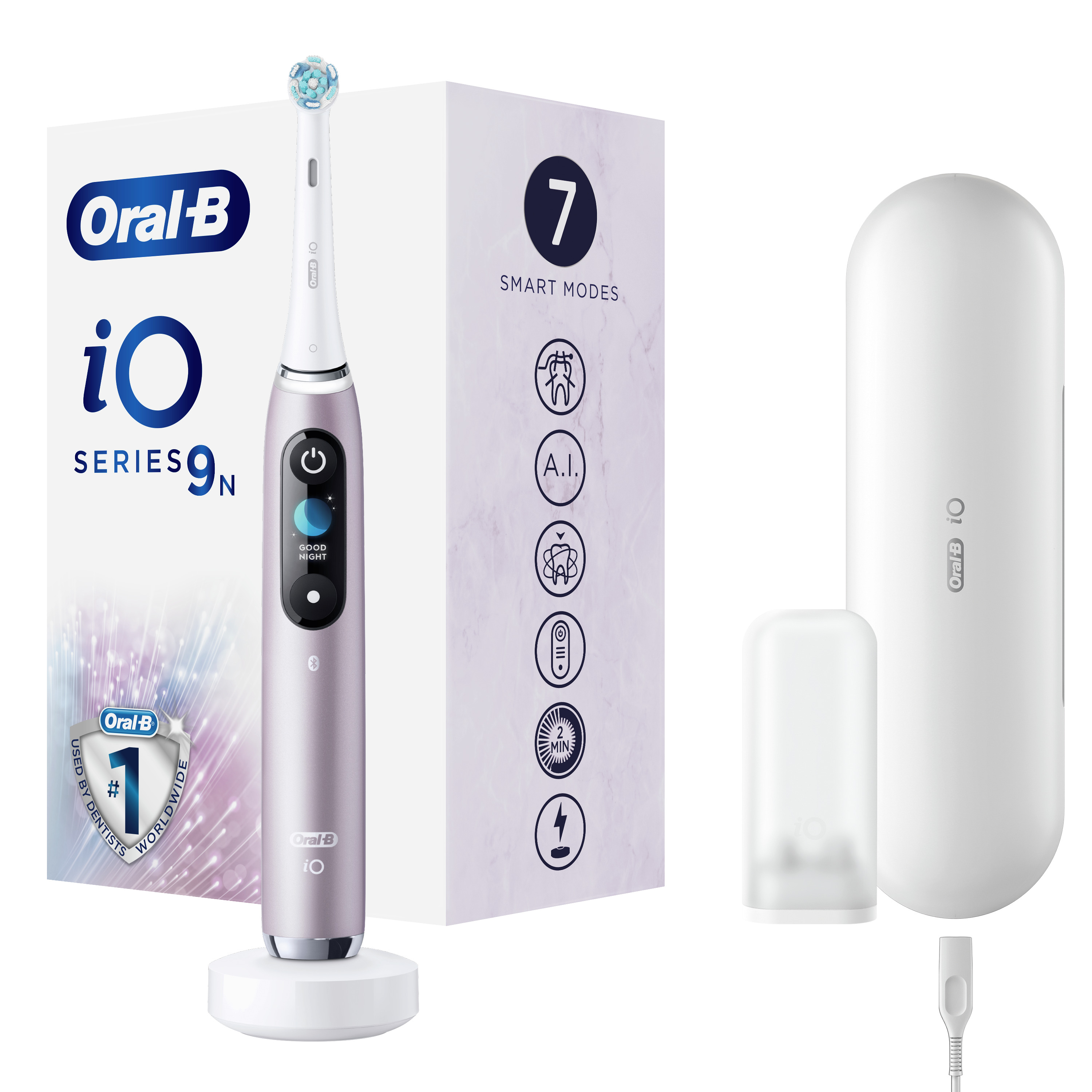 Oral-B iO9 Series Electric toothbrush Rose Booster - Oral-B