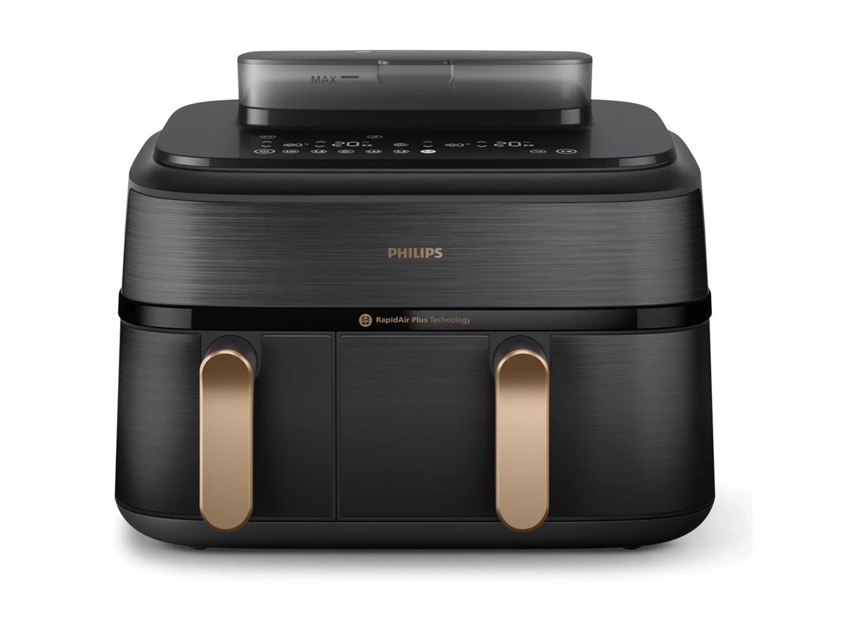 Philips Dual Steam Air Fryer - NA552/00 5000 Series - Power 2750 W - Capacity 9 L - RapidAir Plus - Black