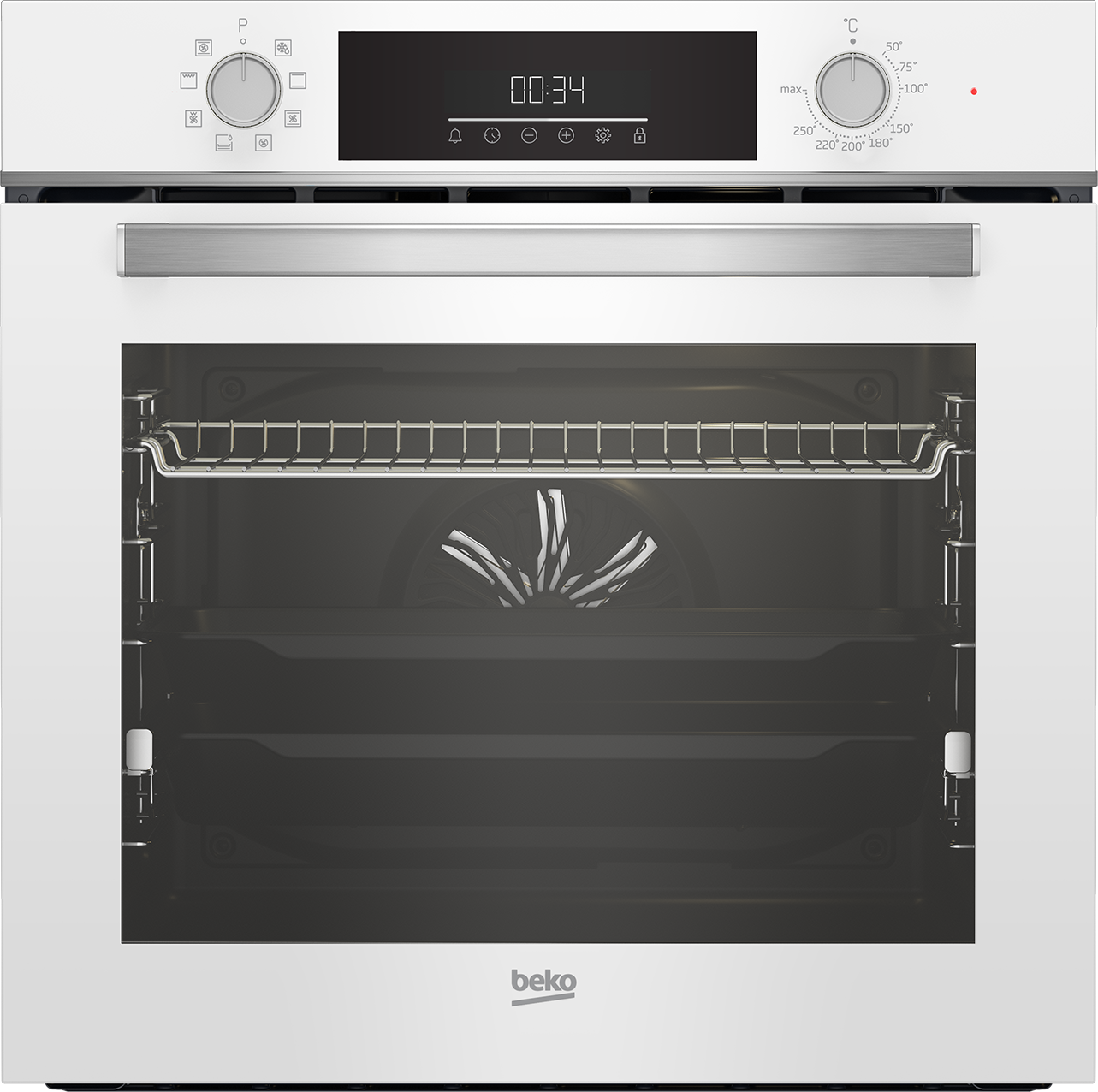 BEKO Oven - BBIM14300WMS - 72 L - Electric - Catalytic - Electronic control - Steam function - Height 59.5 cm - Width 59.4 cm - White