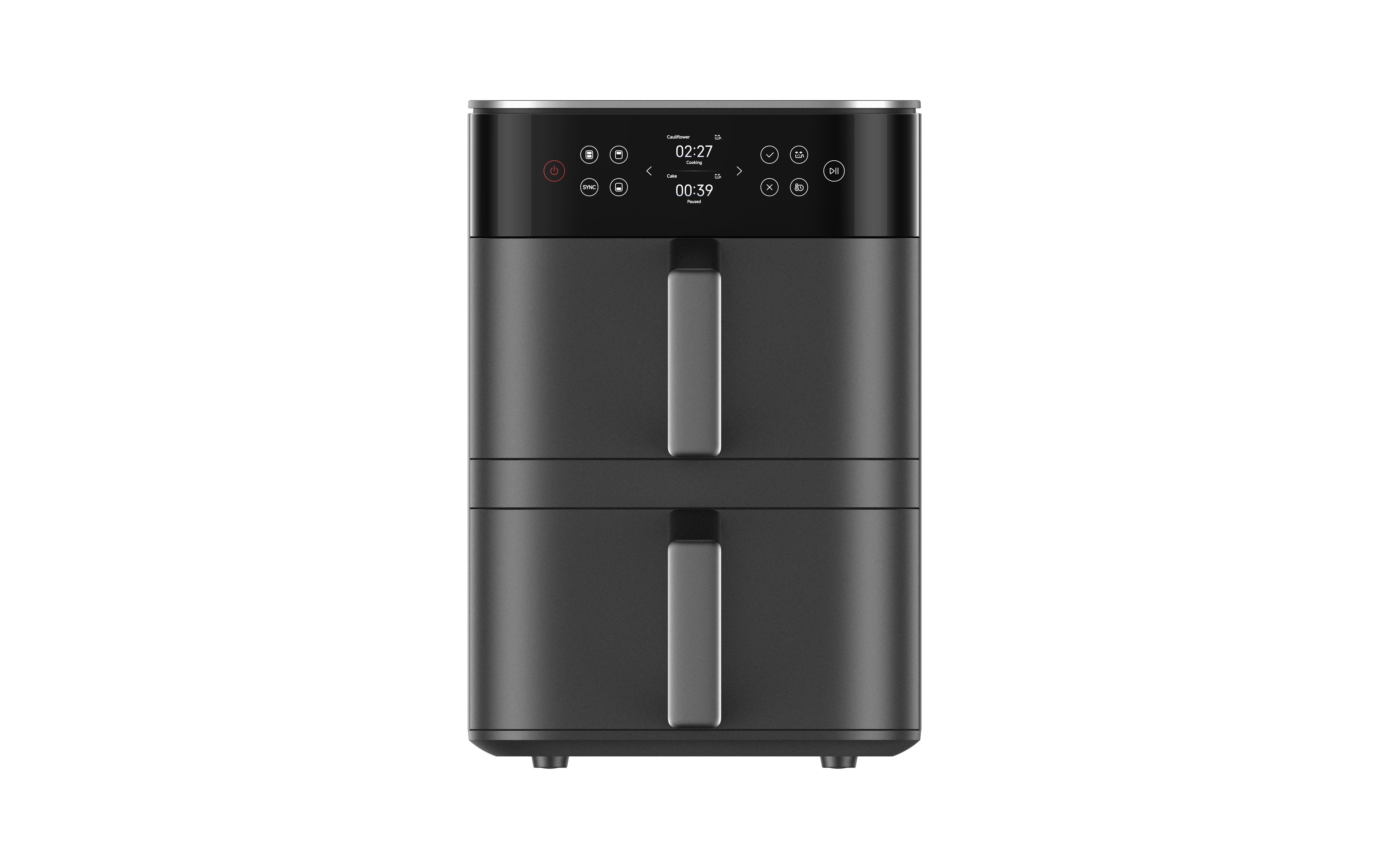 Xiaomi Smart Double Stack Air Fryer 12L - Power 2800 W - Capacity 12 L - Black