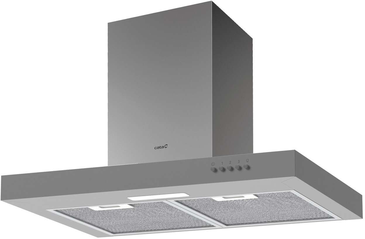 CATA ST-6010 X - Hood - Chimney Wall mounted - Energy efficiency class B - Width 60 cm - Mechanical control - 301 m³/h - LED - Stainless steel