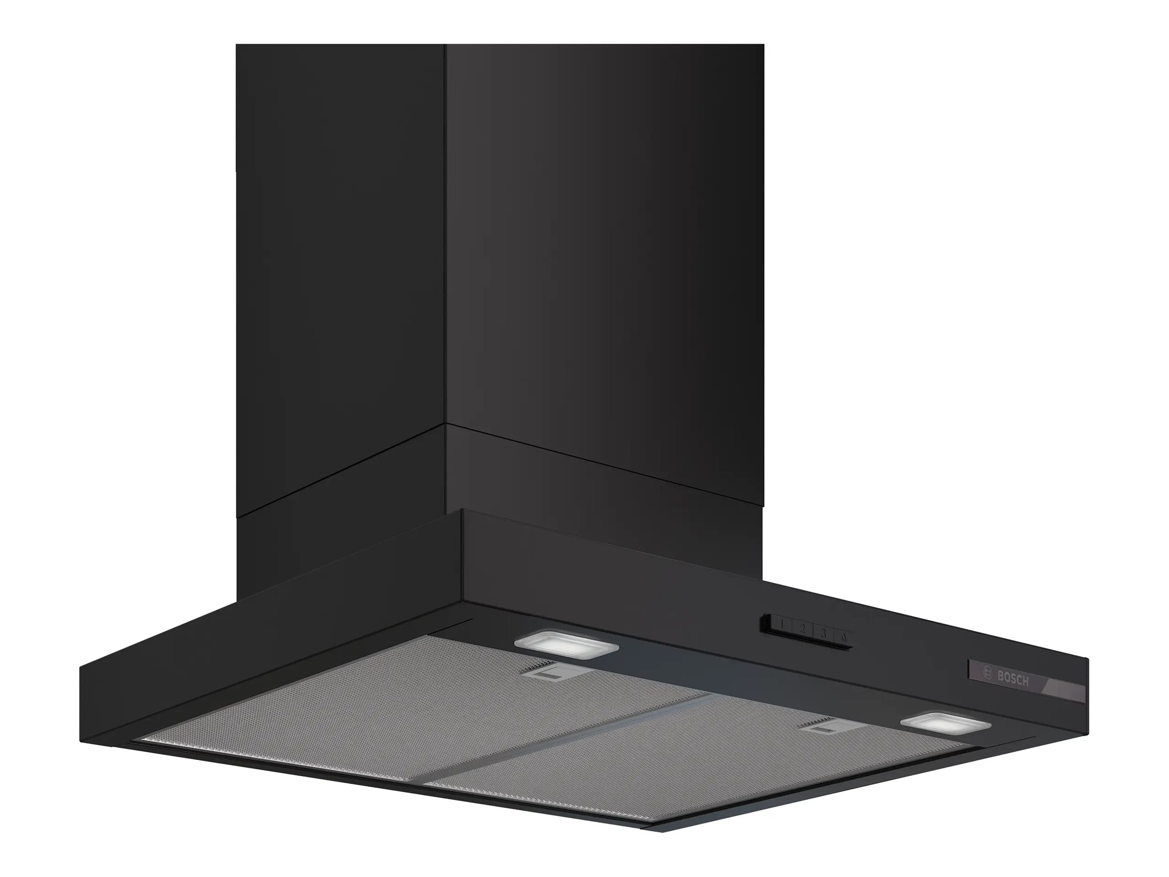Bosch DWB65CC60 - Hood - Wall mounted - Energy efficiency class B - Width 59.8 cm - Mechanical - 594 m³/h - Matte black - LED