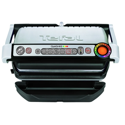 TEFAL - OptiGrill+ + Waffle plate set - GC716D12 - Electric Grill - 2000 W - Silver