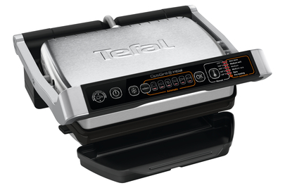 TEFAL - OptiGrill Initial - GC706D - Contact grill - 2000 W - Black/Stainless steel