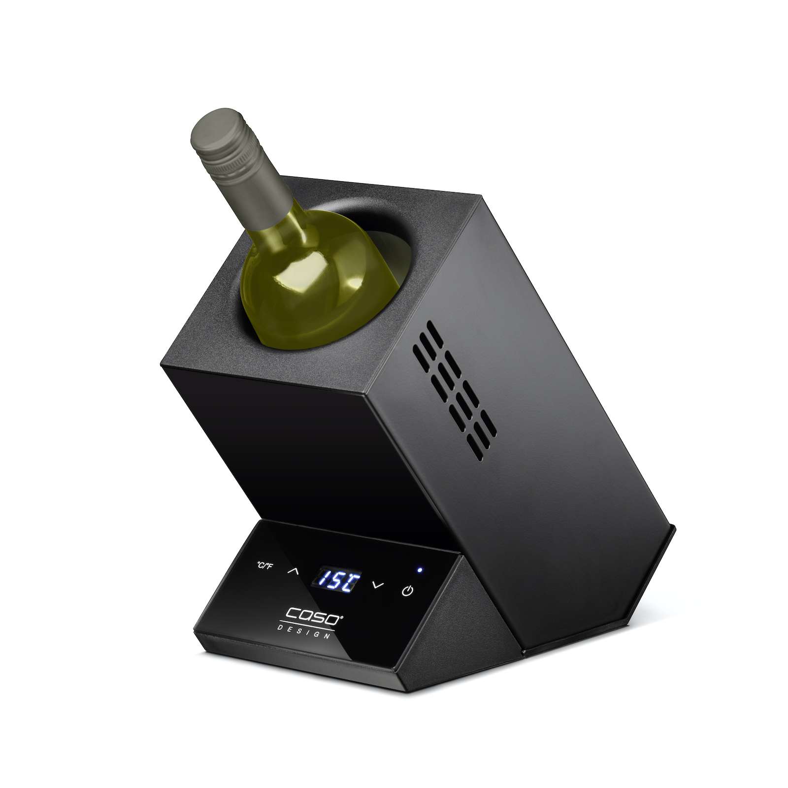 Caso - Wine cooler for one bottle - WineCase One - Energy efficiency class Not apply - Free standing - Bottles capacity 1 - Black