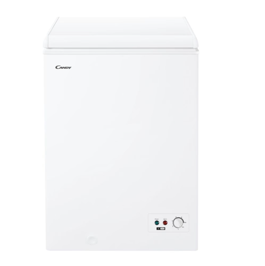 Candy - Freezer - CCHH 100E - Energy efficiency class E - Chest - Free standing - Height 84.5 cm - Total net capacity 97 L - White