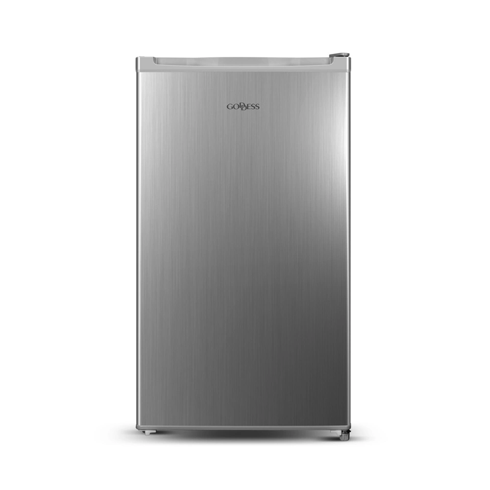 Goddess Refrigerator - GODRSE085GS8SSE - Energy efficiency class E - Free standing - Larder - Height 85 cm - Fridge net capacity 90 L - 39 dB - Silver