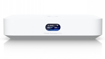UBIQUITI CLOUD GATEWAY MAX COMPACT 2.5G CLOUD GATEWAY WITH 30+ UNIFI DEVICE / 300+ CLIENT SUPPORT, 1.5 GBPS IPS ROUTING, AND WITHOUT NVR STORAGE