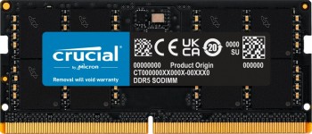 Crucial 32GB DDR5-5600 SODIMM CL46 (16Gbit)