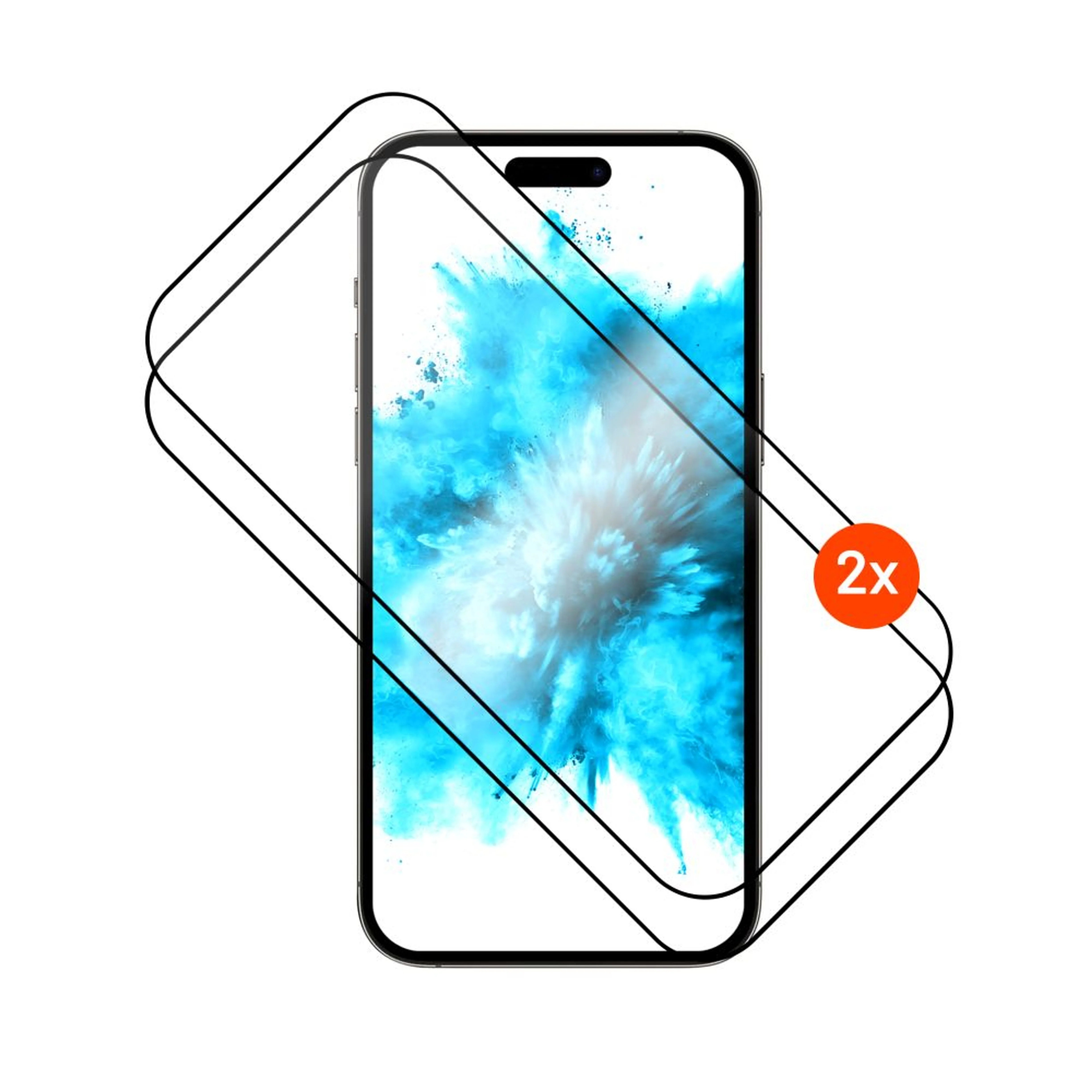 Fixed Screen protector - Apple - iPhone 17 Pro Max - Glass - Black