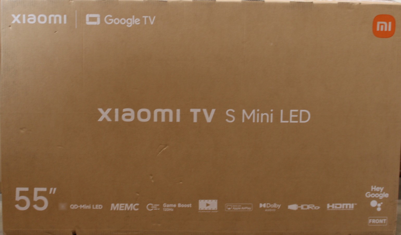 SALE OUT. Xiaomi TV S Mini LED 55 2026 - SALE OUT. Xiaomi S Mini LED 2026 - 55 - Smart TV - Google TV - 4K UHD - Dark Grey - DAMAGED PACKAGING, SCRATCHED BODY (BACK, LEFT SIDE)