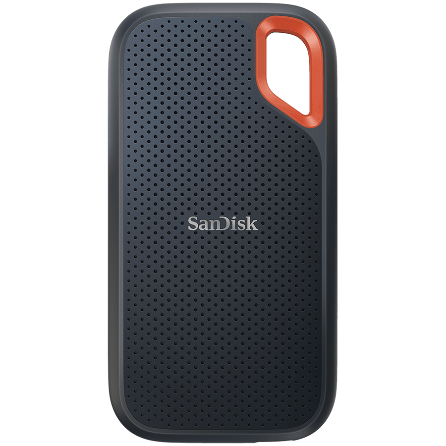 SANDISK Extreme 500GB Portable SSD - up to 1050MB/s Read and 1000MB/s Write Speeds, USB 3.2 Gen 2, 2-meter drop protection and IP55 resistance
