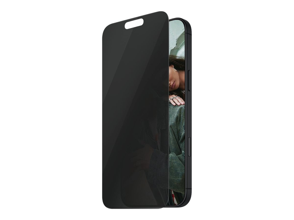 PanzerGlass Screen protector - Apple - iPhone 16 Pro - Glass - Black - Ultra-Wide Fit
