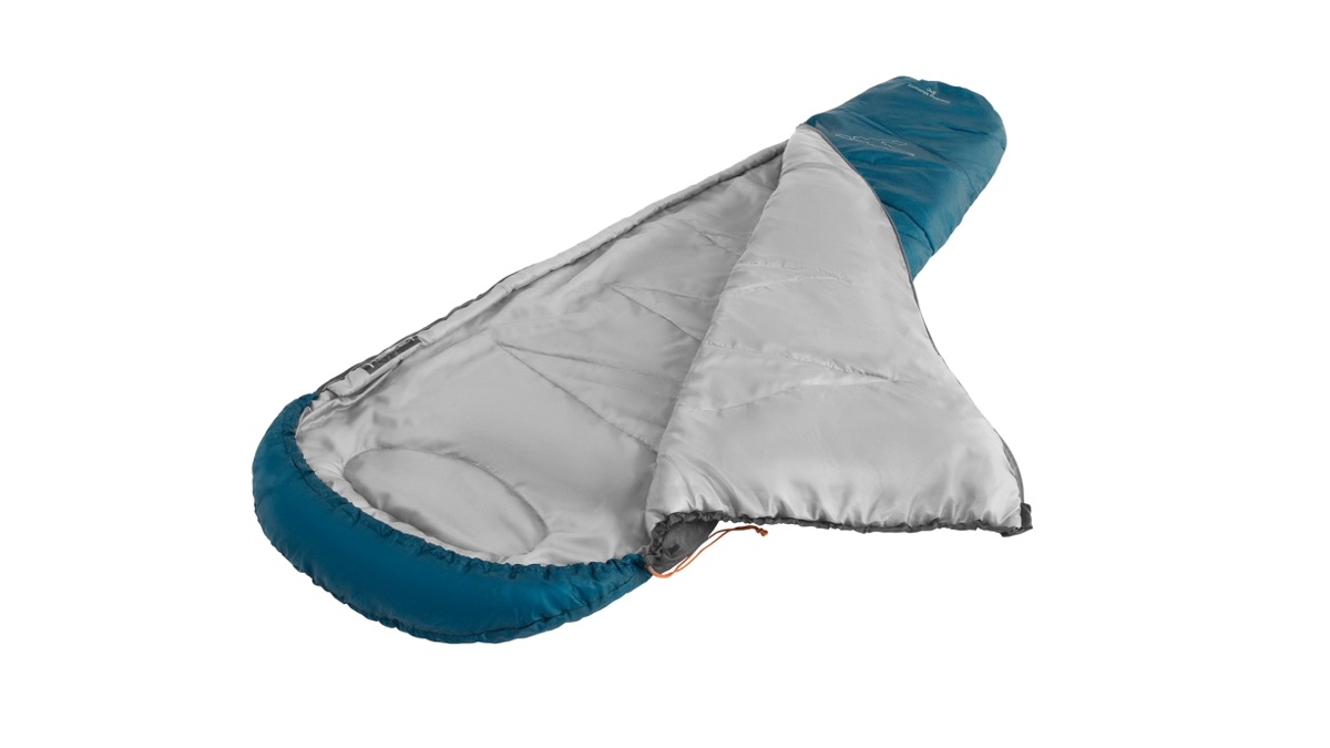 Easy Camp Starling Mummy Blue 8°C - Sleeping Bag - 210 x 75 x 50 cm - Temperature -5 to 12 °C - Two-way open-end, autolock