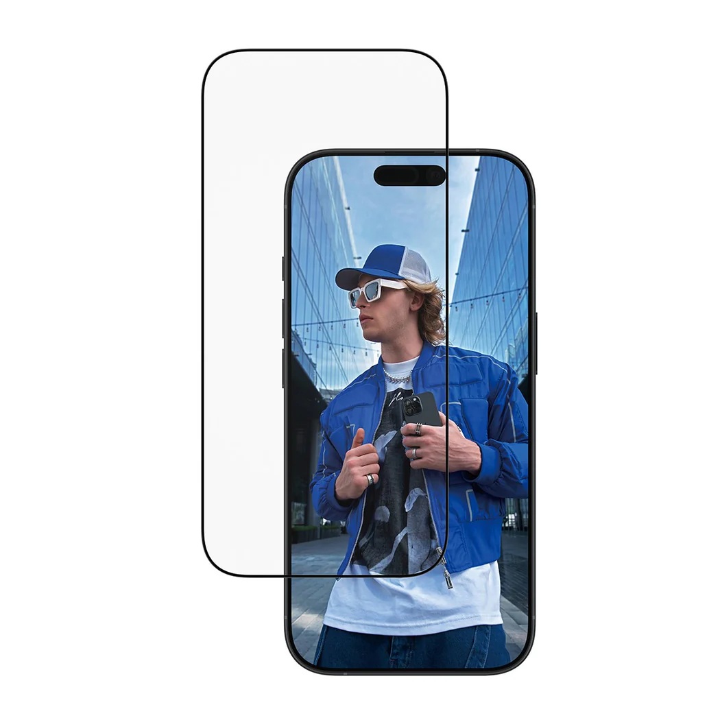 PanzerGlass Screen protector - Apple - iPhone 16 Pro/iPhone 17 - Glass - Transparent - Ultra-Wide Fit w. EasyAligner