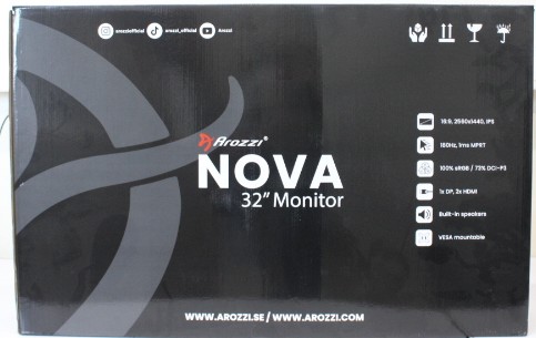 SALE OUT. Arozzi Nova 32" IPS, 180Hz, Computer Monitor - Forest Green - Arozzi - Nova - 32 " - IPS - QHD - 16:9 - 180 Hz - 1 ms - 2560 x 1440 pixels - 300 cd/m² - HDMI ports quantity 2 - Forest Green - Warranty 24 month(s) - DEMO