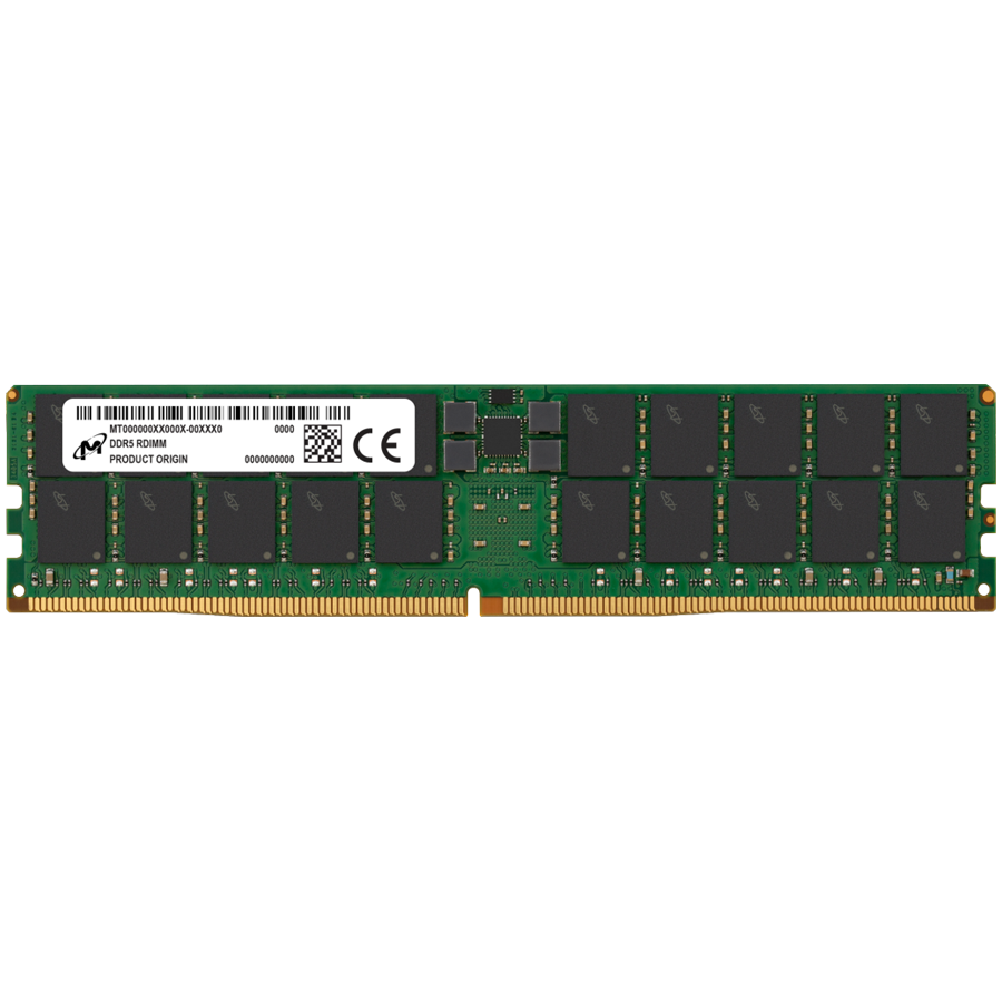 Micron DDR5 RDIMM 128GB 2Rx4 5600 CL46 (32Gbit) (Single Pack)