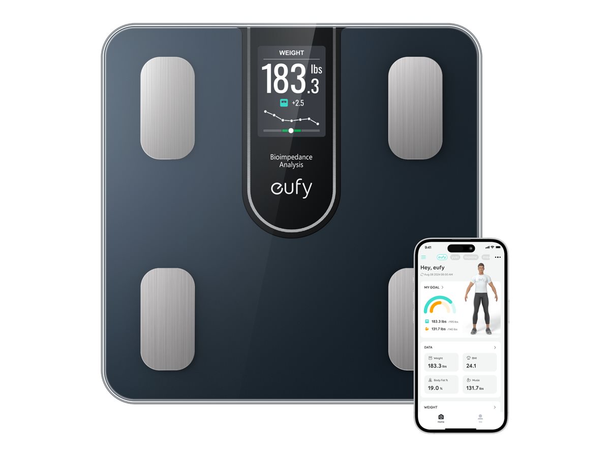 Anker Eufy - Smart Scale - C20 - Maximum weight (capacity) 180 kg - Multiple users